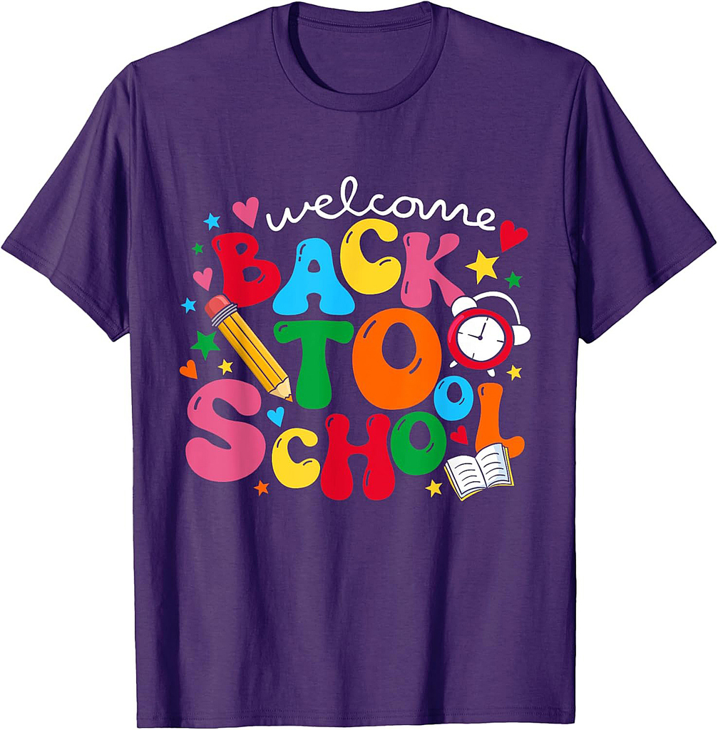 Welcome Back to School Teacher Student First Day of School T-Shirt