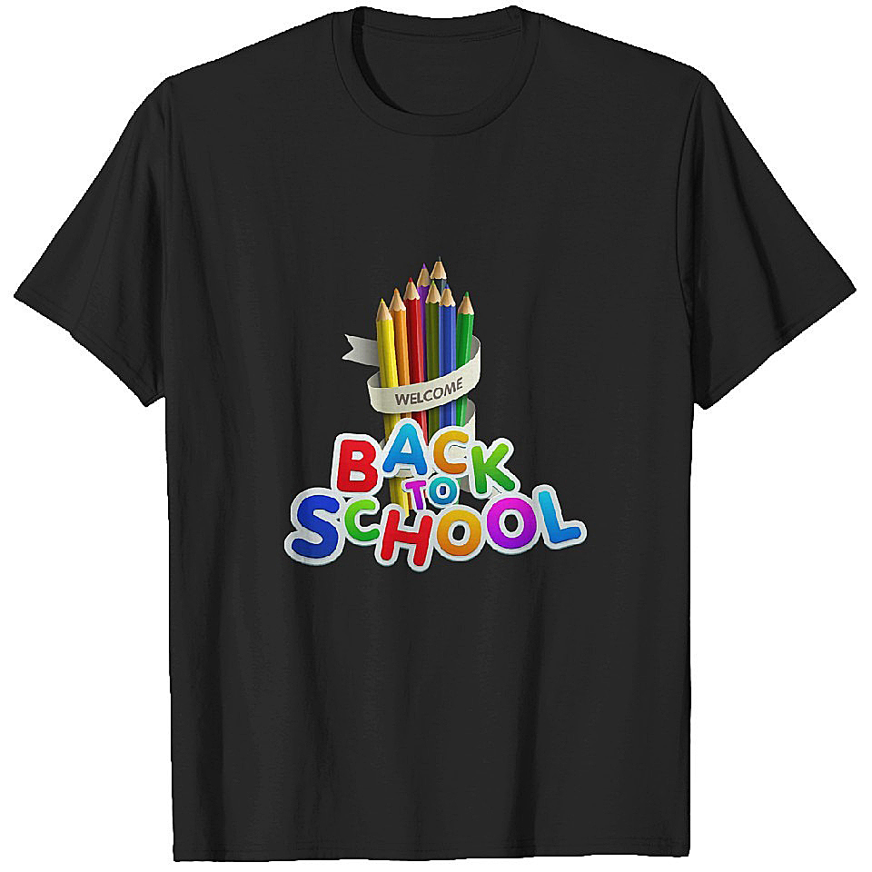 Welcome Back to school Childrens Back To School T-Shirts Heavyweight T-shirt Men