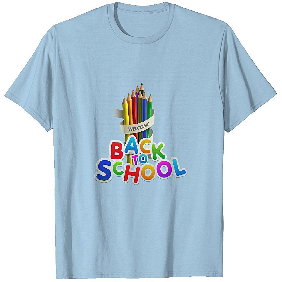 Welcome Back to school Childrens Back To School T-Shirts Heavyweight T-shirt Men