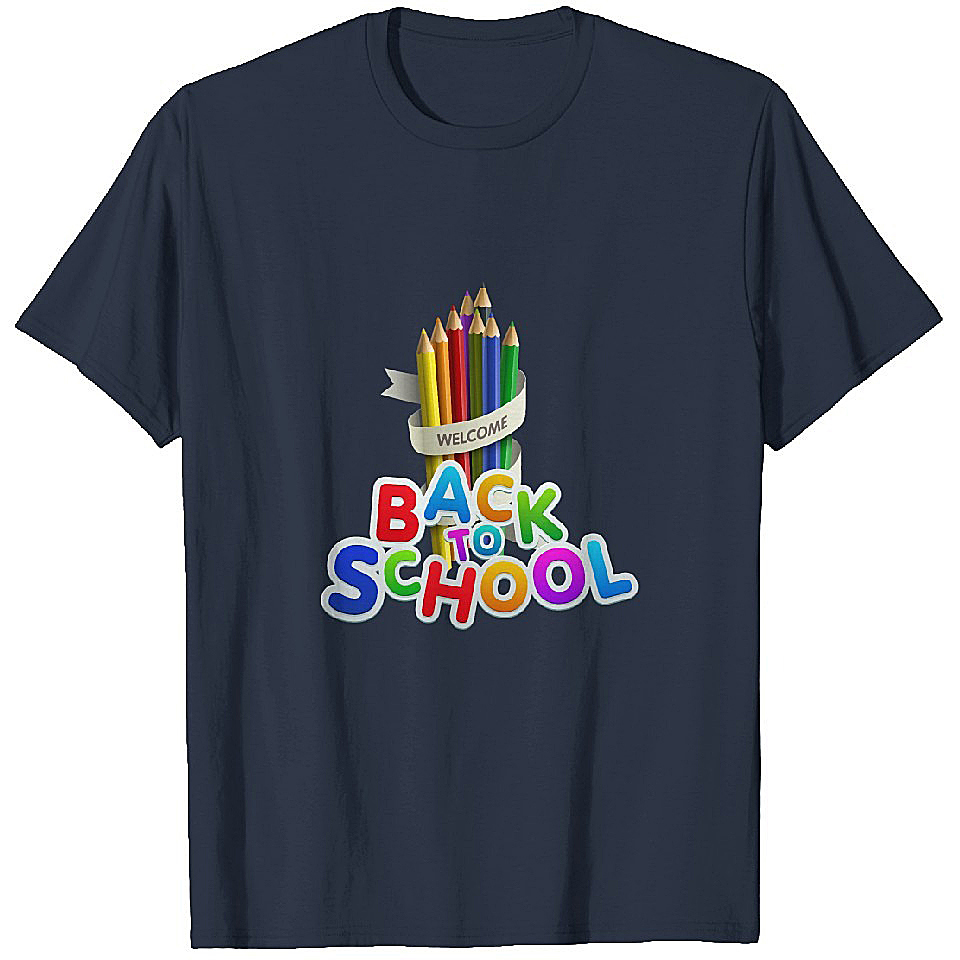 Welcome Back to school Childrens Back To School T-Shirts Heavyweight T-shirt Men