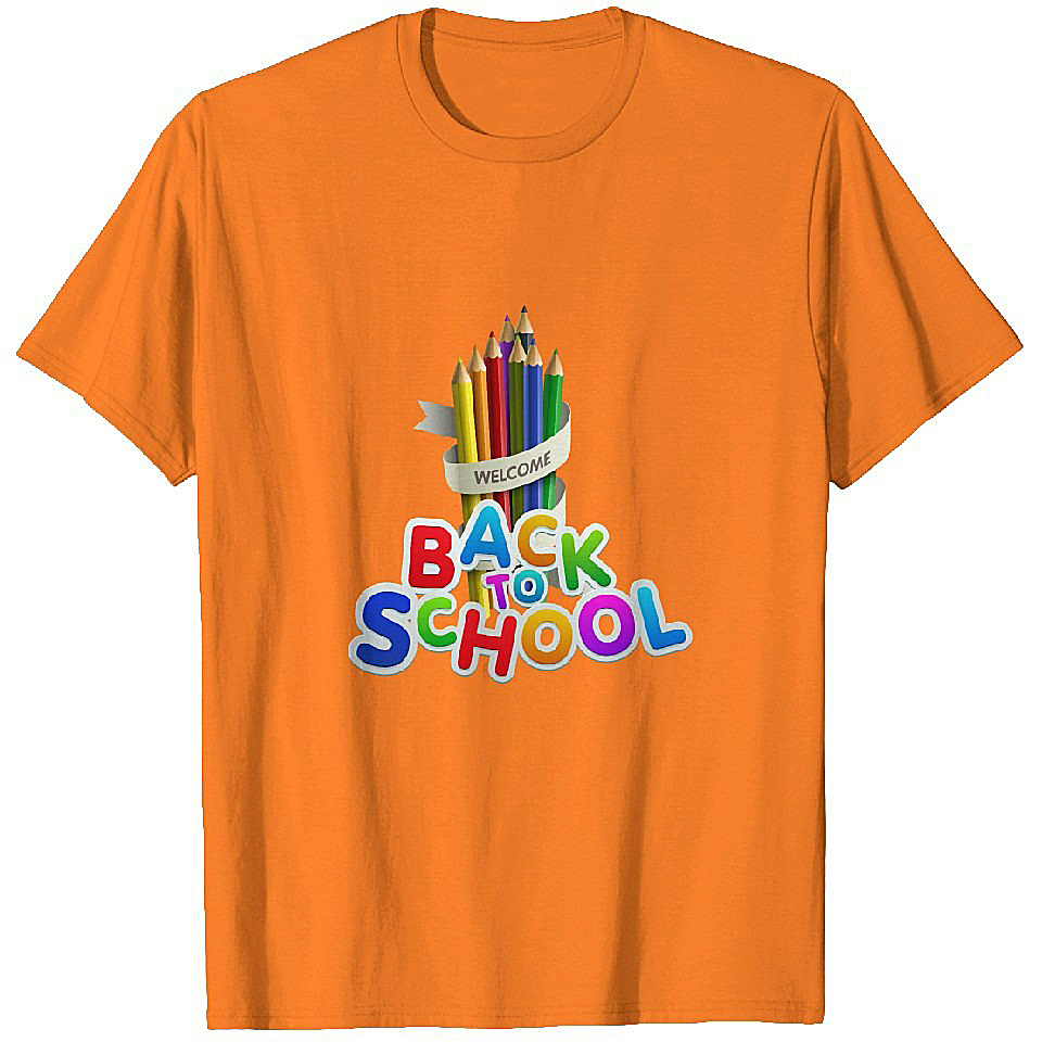Welcome Back to school Childrens Back To School T-Shirts Heavyweight T-shirt Men