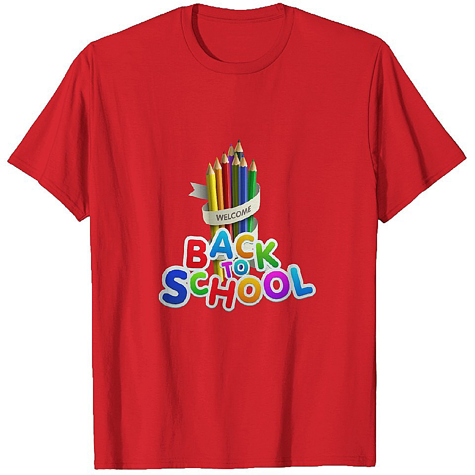 Welcome Back to school Childrens Back To School T-Shirts Heavyweight T-shirt Men