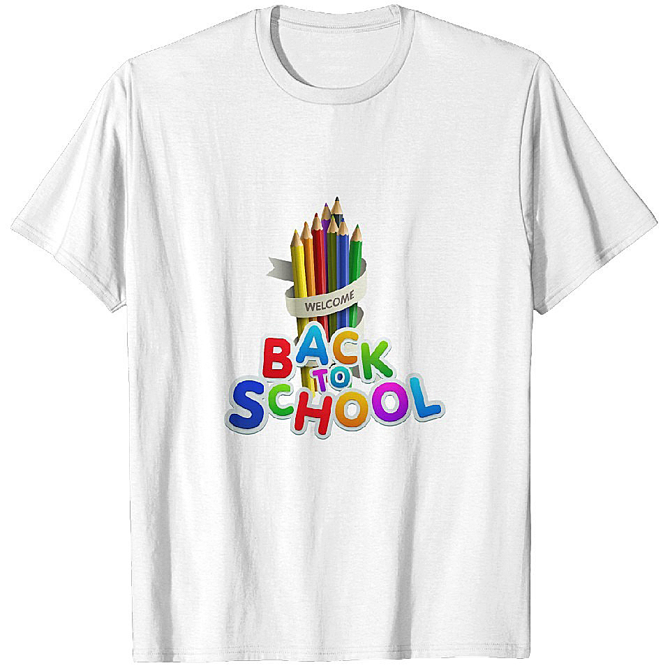 Welcome Back to school Childrens Back To School T-Shirts Heavyweight T-shirt Men