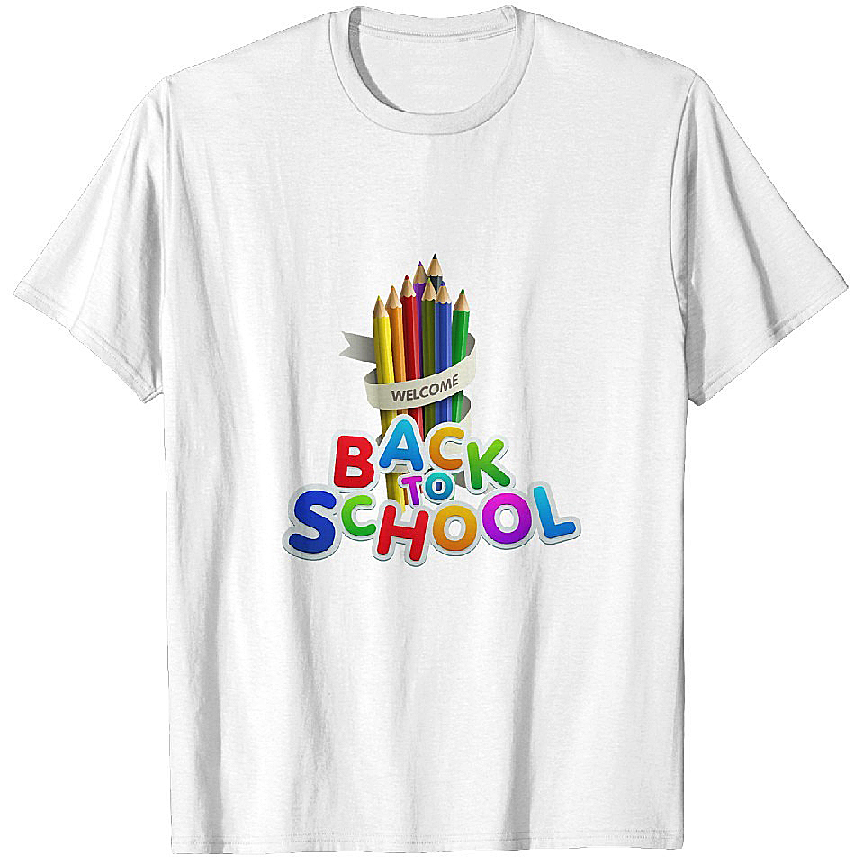 Welcome Back to school Childrens Back To School T-Shirts Heavyweight T-shirt Men