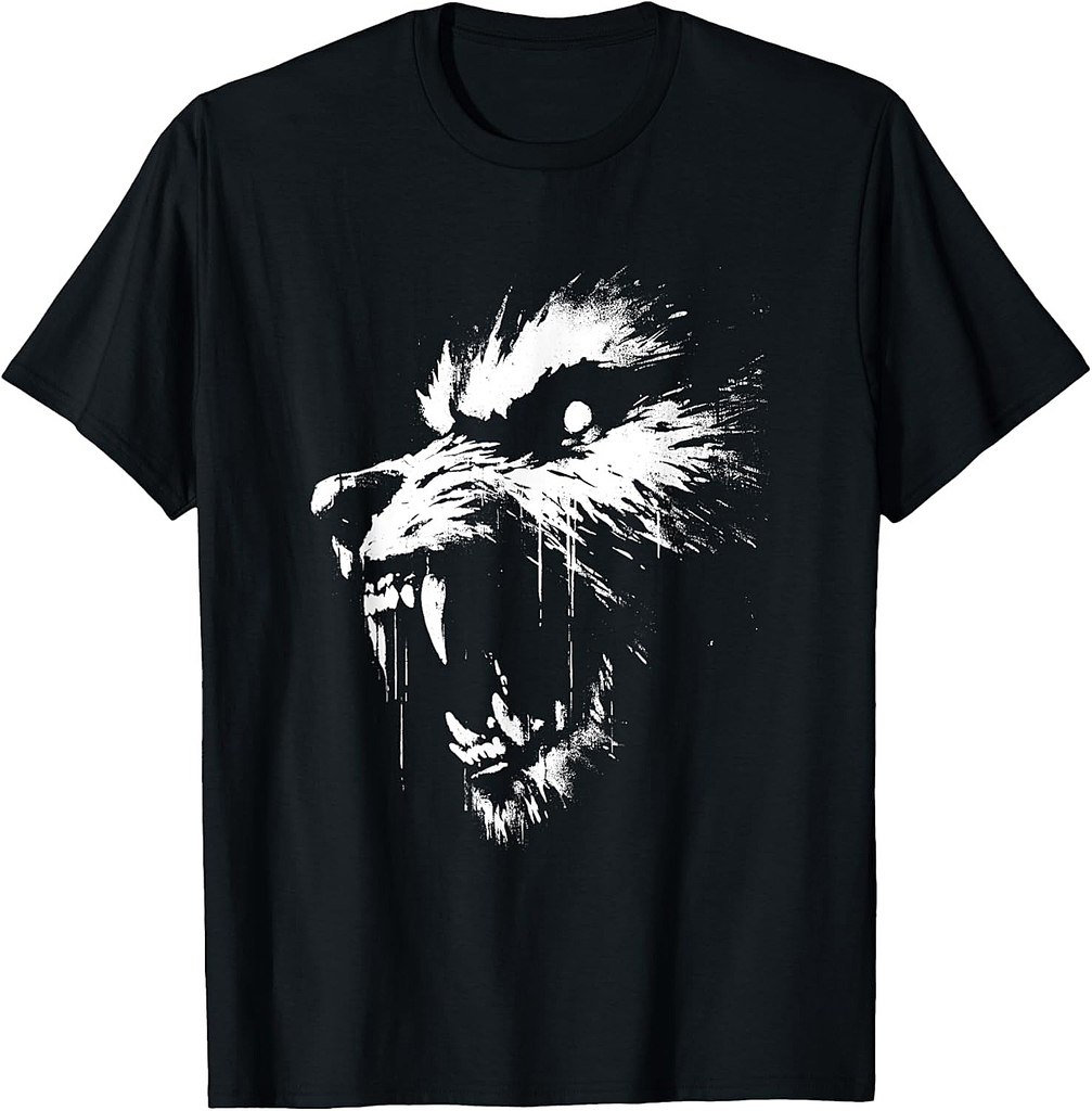 Werewolf - Vintage Spooky Werewolf Halloween Lover T-Shirt