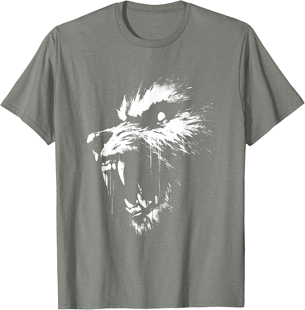 Werewolf - Vintage Spooky Werewolf Halloween Lover T-Shirt
