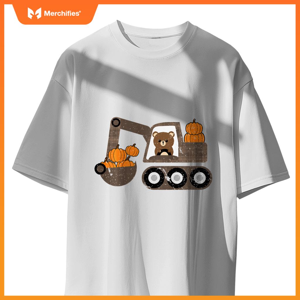 Kids Truck Pumpkin Patch Baby Boy Fall Toddler Girl Cute T-Shirt