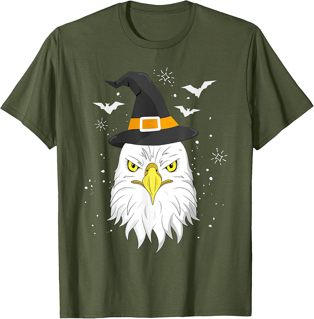 Witch Eagle Halloween Trick Treat Costume Outfit Kids Boys T-Shirt