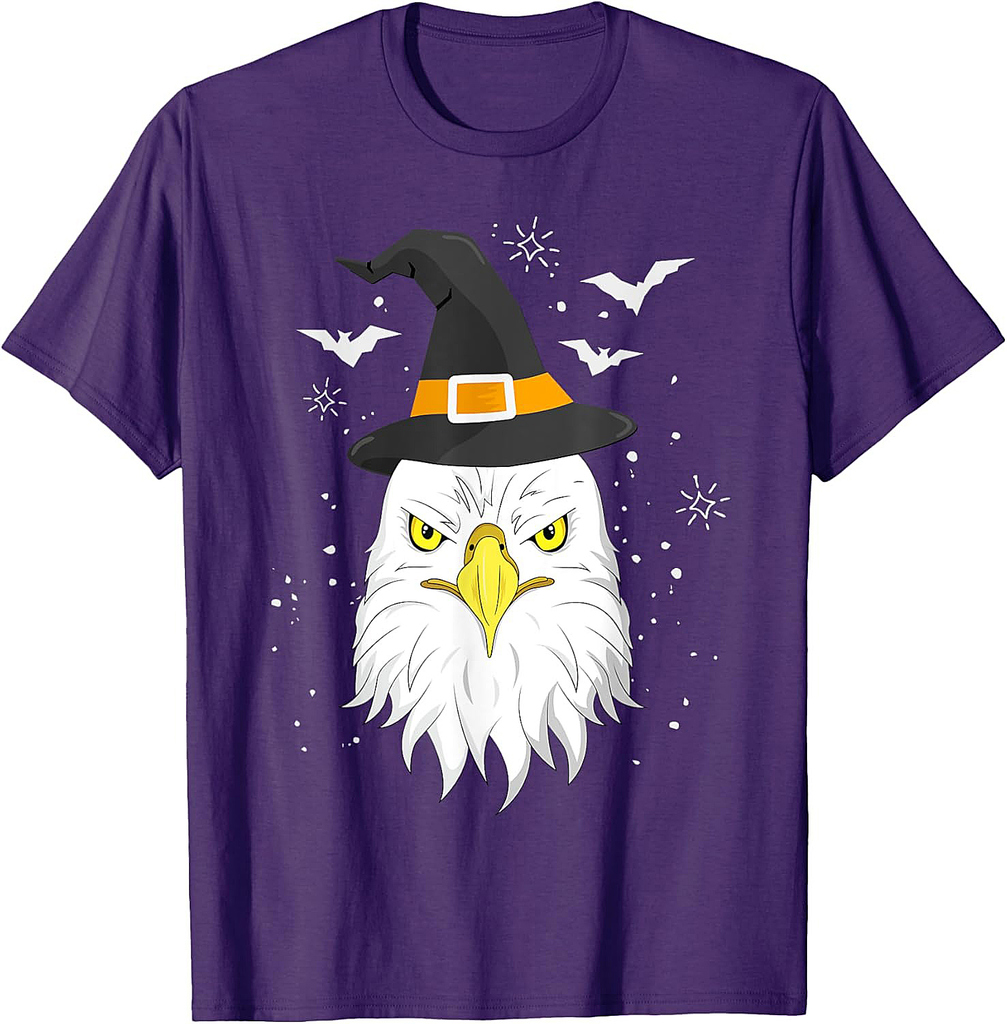 Witch Eagle Halloween Trick Treat Costume Outfit Kids Boys T-Shirt