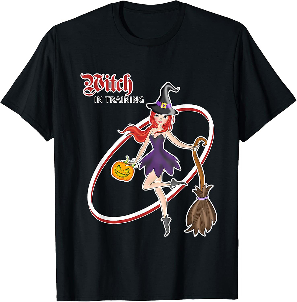 Witch in training for Women and Girls - Witch Halloween T-Shirt