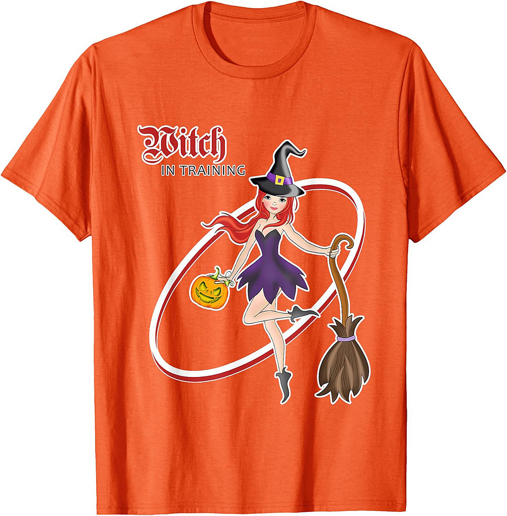 Witch in training for Women and Girls - Witch Halloween T-Shirt