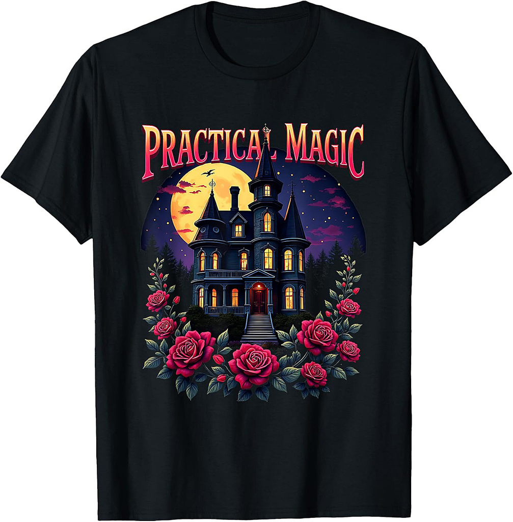 Witchy Halloween Love Vintage Witch Practical Magic T-Shirt