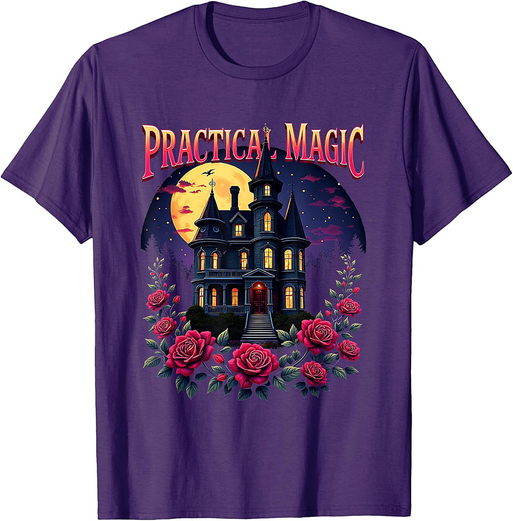 Witchy Halloween Love Vintage Witch Practical Magic T-Shirt