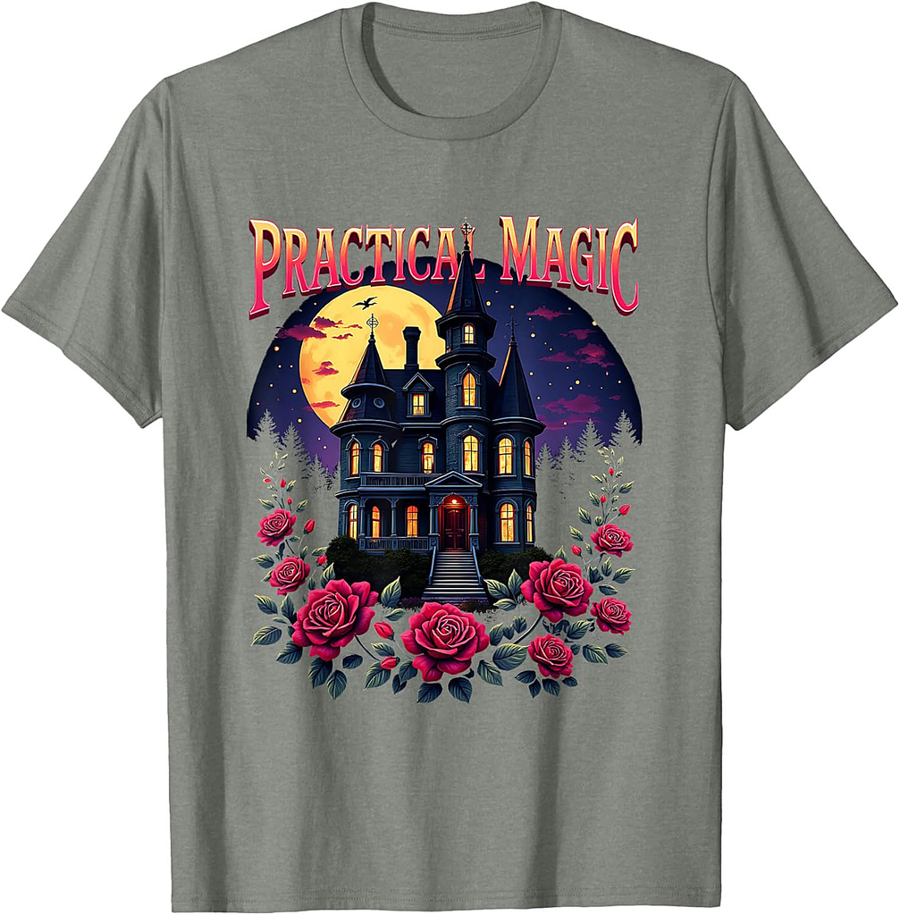 Witchy Halloween Love Vintage Witch Practical Magic T-Shirt