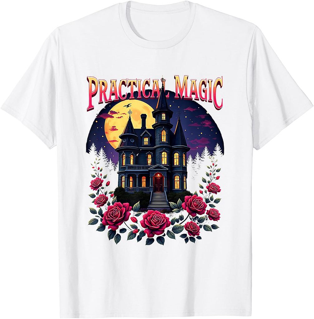 Witchy Halloween Love Vintage Witch Practical Magic T-Shirt
