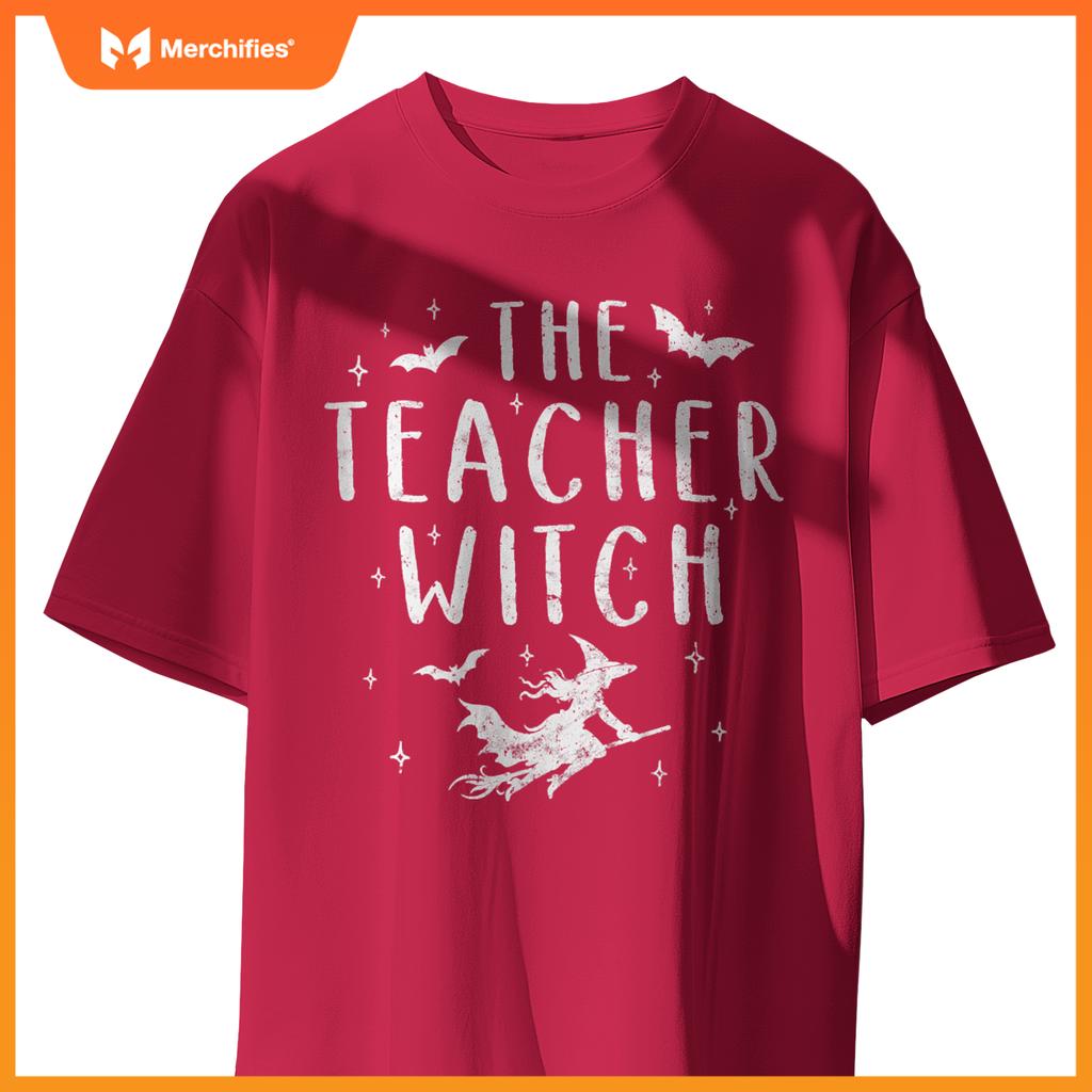 Womens The Teacher Witch Halloween Matching Group Costume