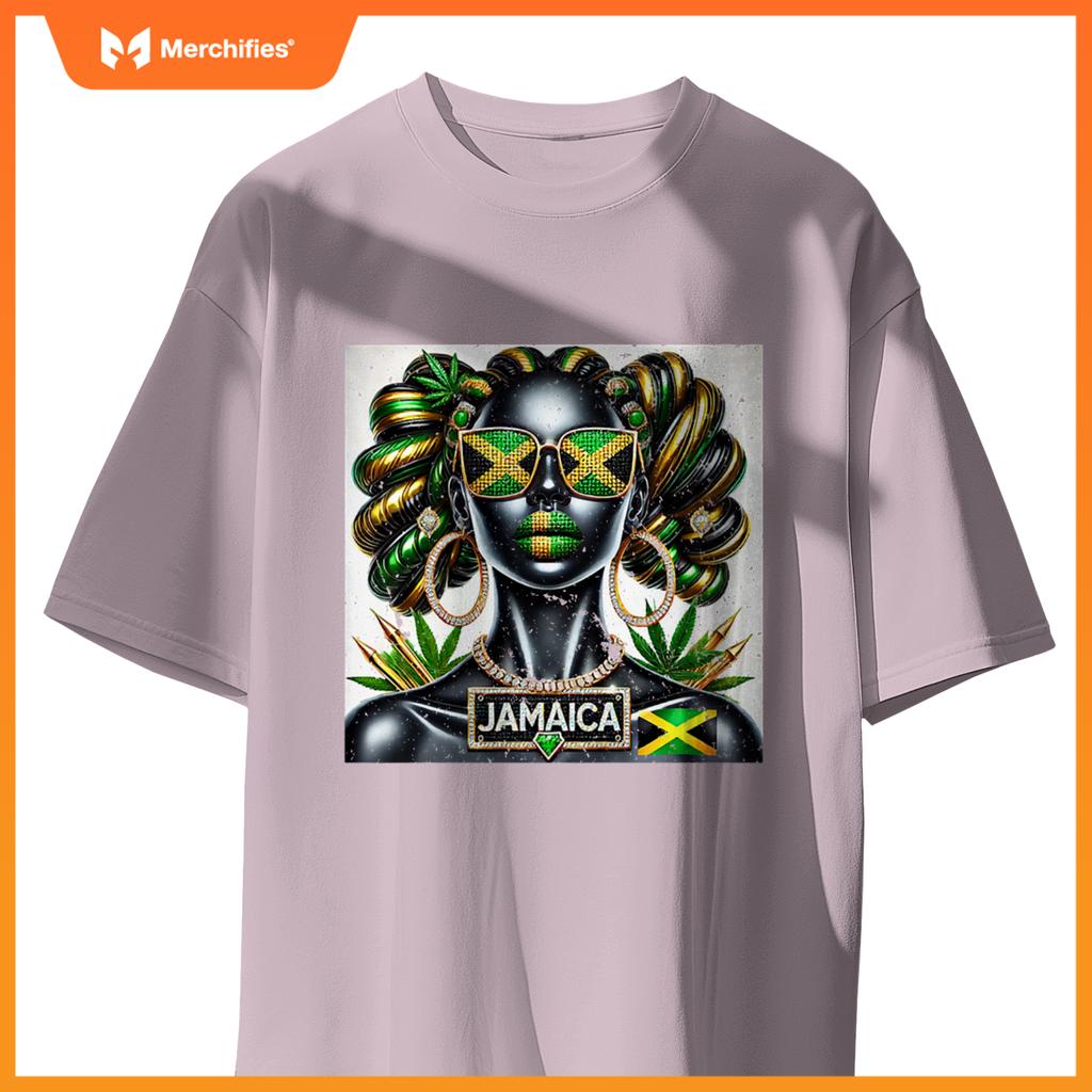 Womens Women's Jamaica Clothes Patriotic Jamaica Flag Premium T-Shirt