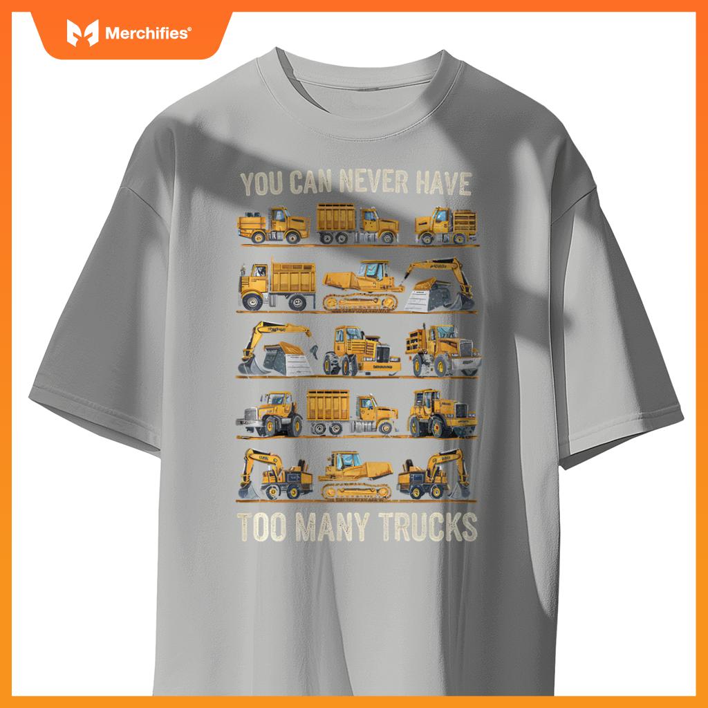 You Can Never Have Too Many Trucks Funny Kids Truck T-Shirt