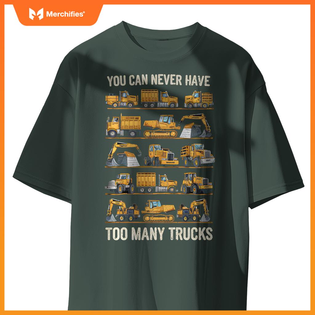 You Can Never Have Too Many Trucks Funny Kids Truck T-Shirt