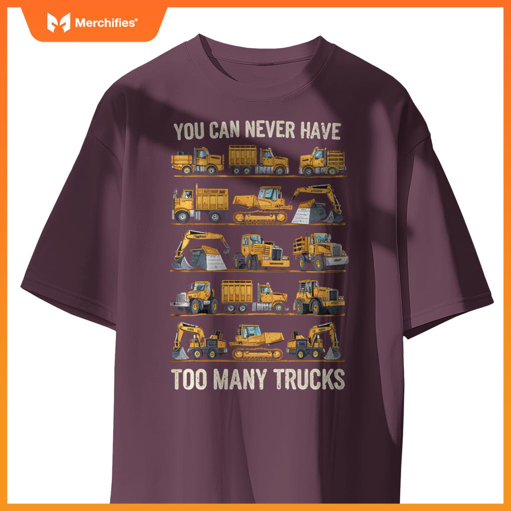 You Can Never Have Too Many Trucks Funny Kids Truck T-Shirt