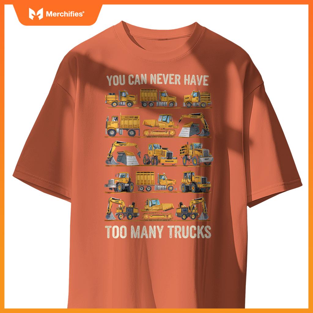 You Can Never Have Too Many Trucks Funny Kids Truck T-Shirt