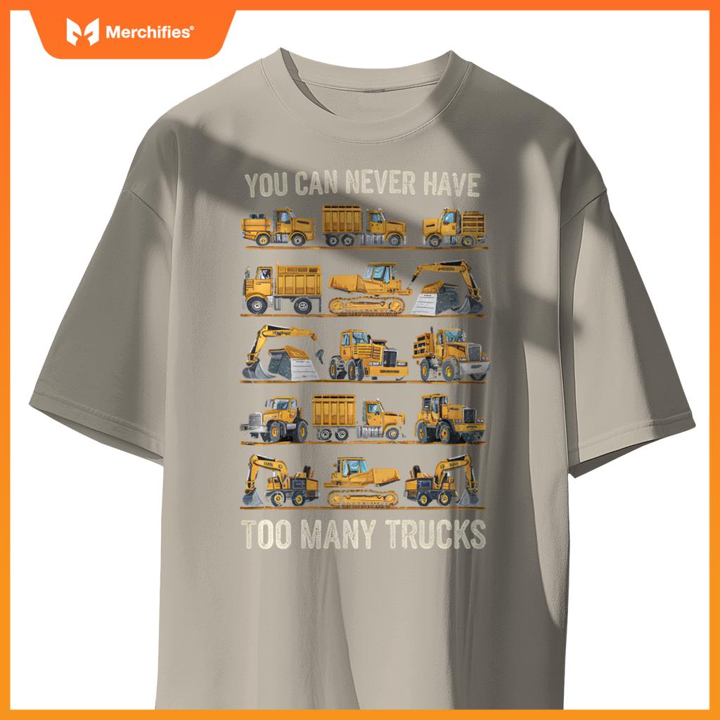 You Can Never Have Too Many Trucks Funny Kids Truck T-Shirt