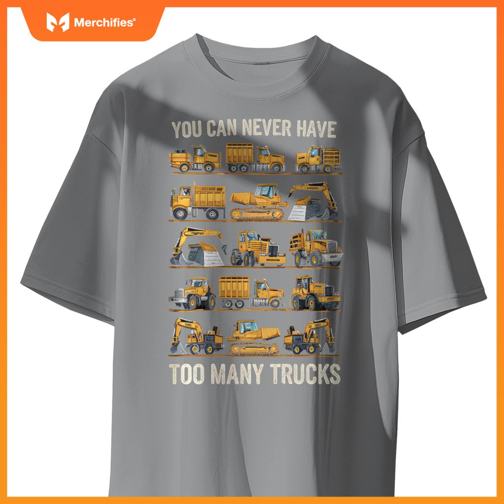 You Can Never Have Too Many Trucks Funny Kids Truck T-Shirt