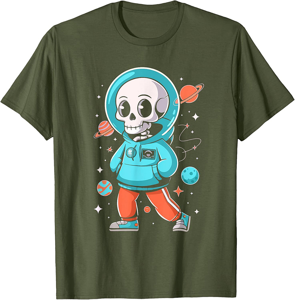 Zombie Skeleton Boy Zombies Horror Trick Or Treat Halloween T-Shirt