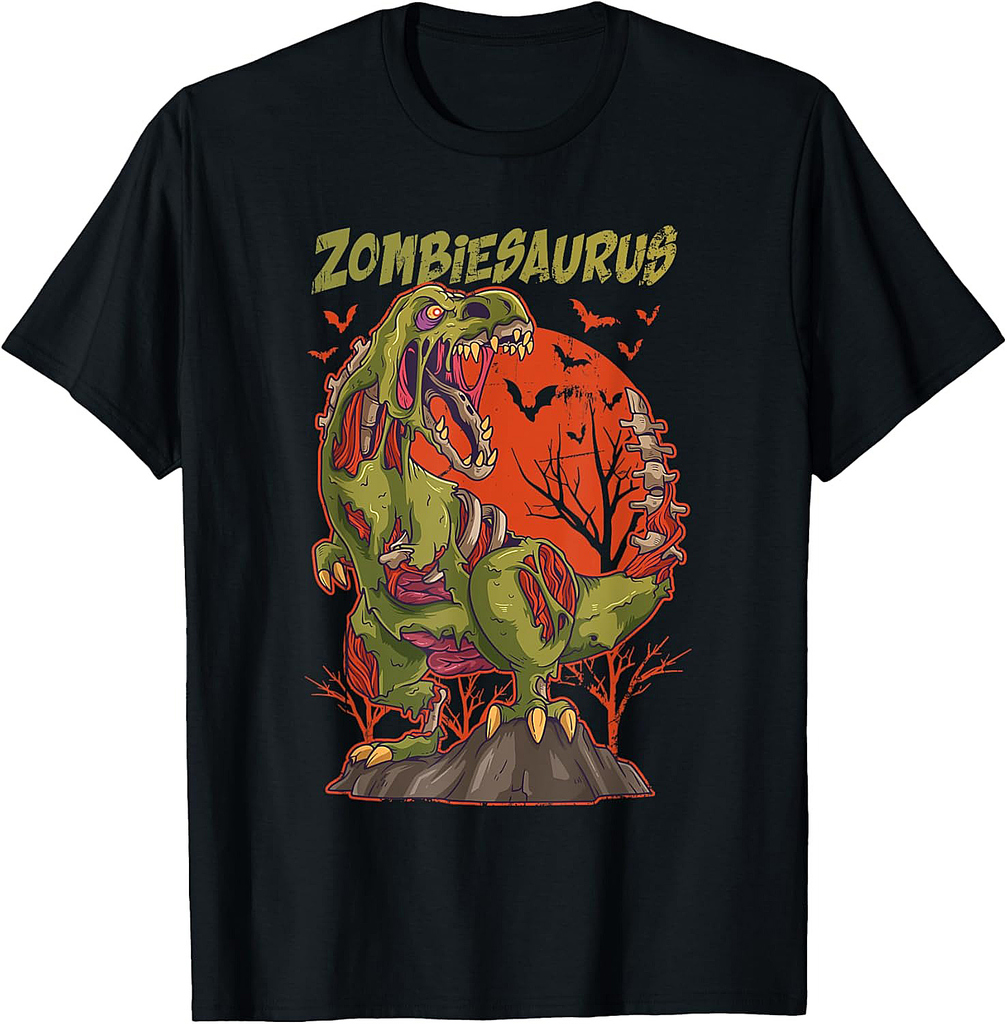 Zombiesaurus Zombie T Rex Halloween Trick Or Treat Gift T-Shirt
