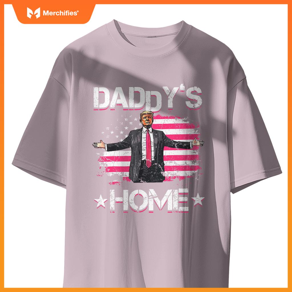 american flag daddys home trump 2024 patriotic T-Shirt
