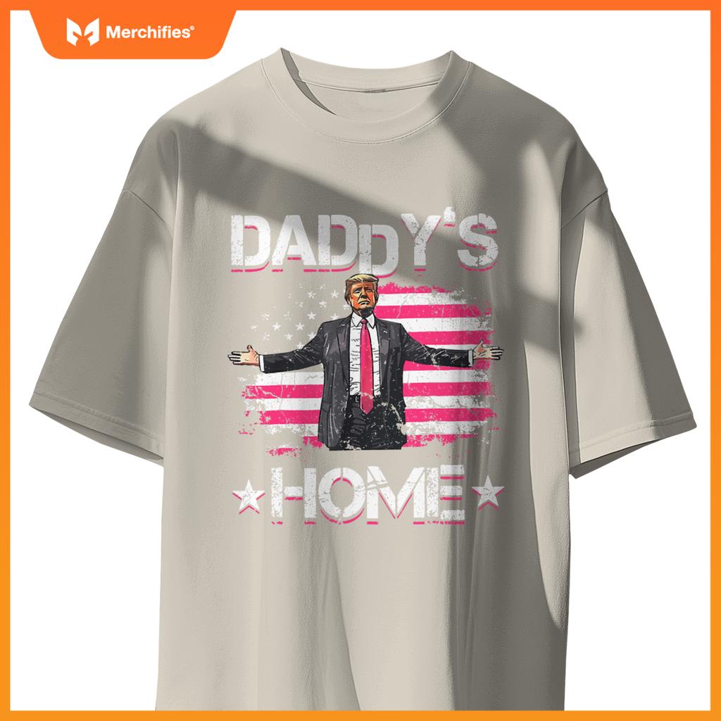 american flag daddys home trump 2024 patriotic T-Shirt