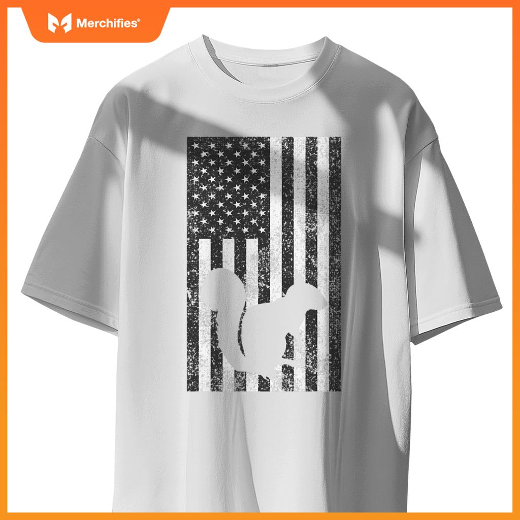 american squirrel hunter patriotic T-Shirt