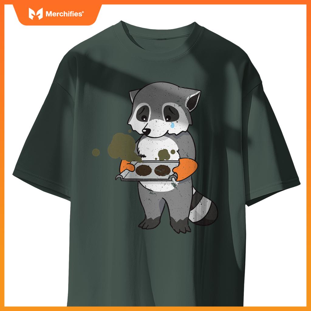 Baking Gone Wrong  Raccoon Chef Culinary Baker Cook T-Shirt