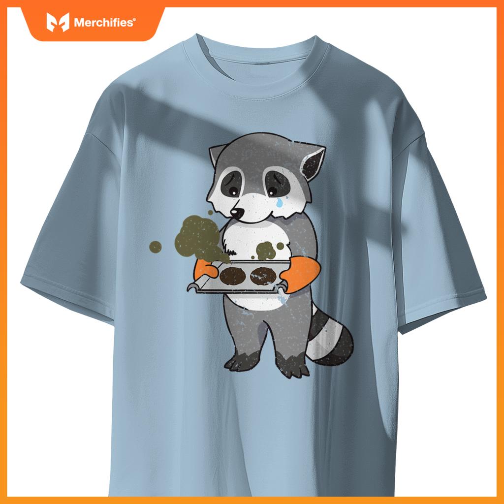 Baking Gone Wrong  Raccoon Chef Culinary Baker Cook T-Shirt