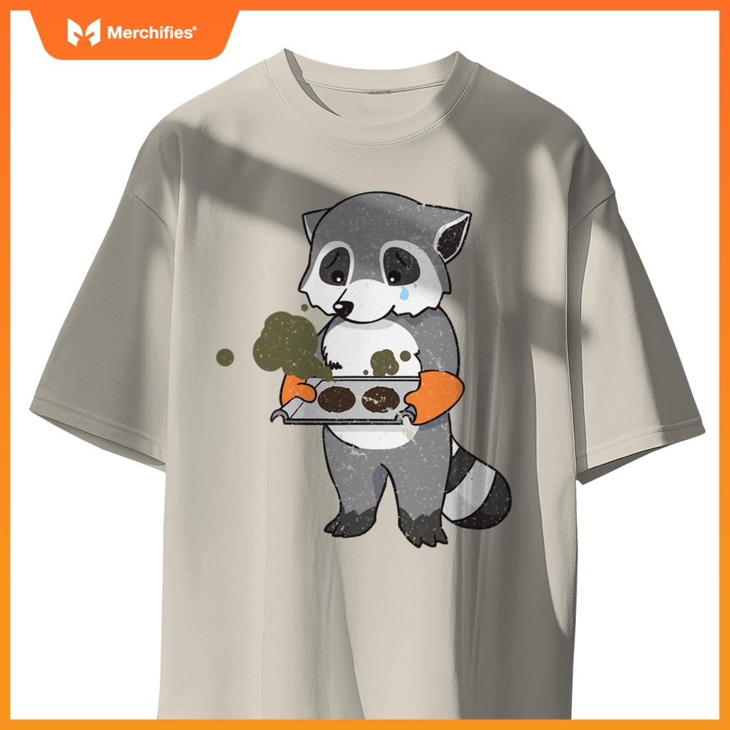 Baking Gone Wrong  Raccoon Chef Culinary Baker Cook T-Shirt