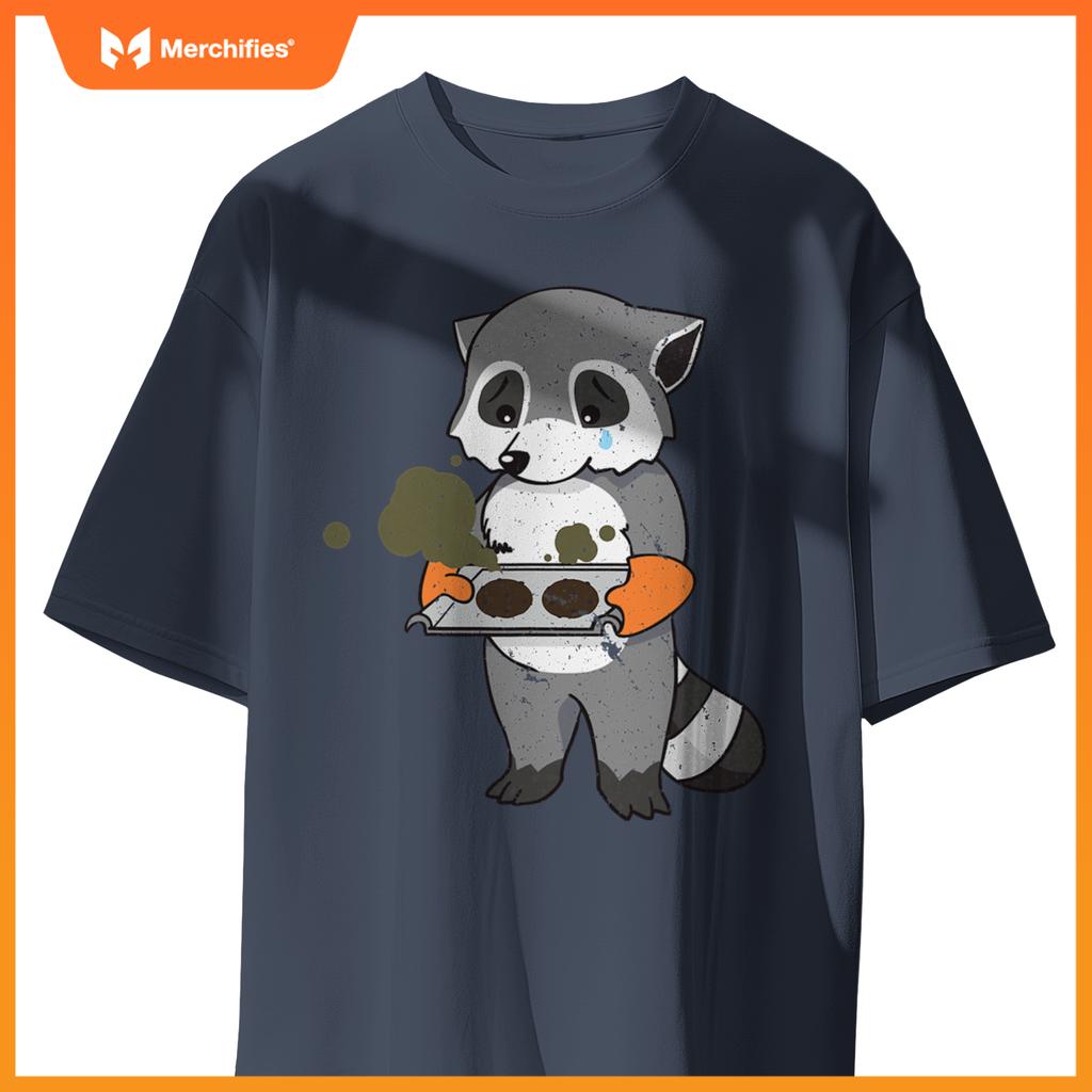 Baking Gone Wrong  Raccoon Chef Culinary Baker Cook T-Shirt