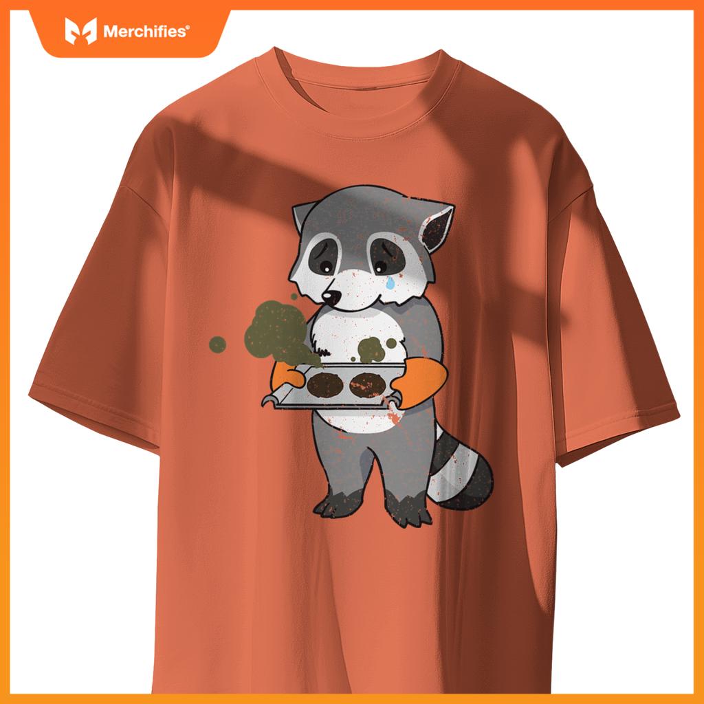 Baking Gone Wrong  Raccoon Chef Culinary Baker Cook T-Shirt