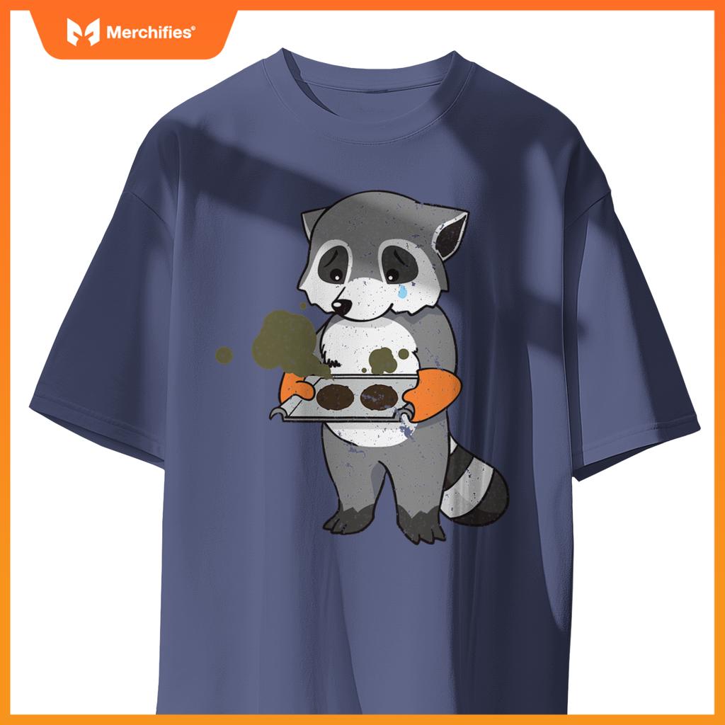 Baking Gone Wrong  Raccoon Chef Culinary Baker Cook T-Shirt