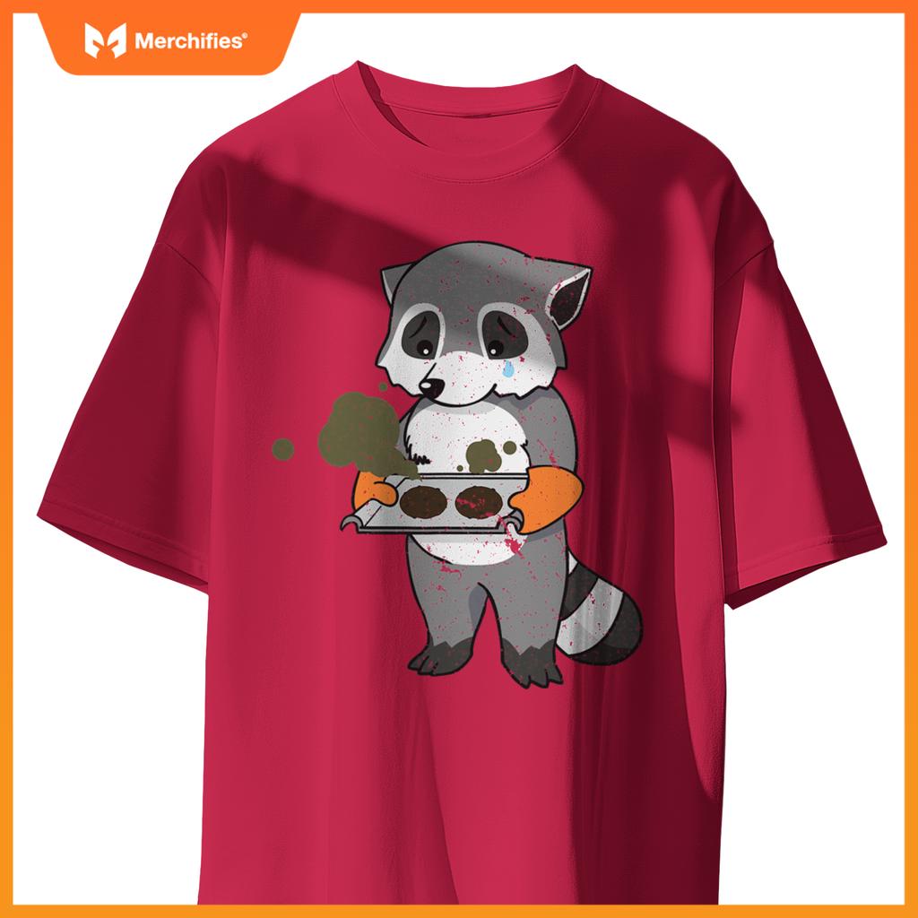 Baking Gone Wrong  Raccoon Chef Culinary Baker Cook T-Shirt