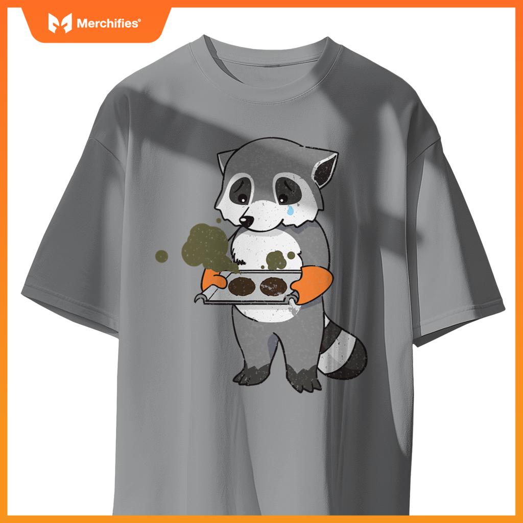 Baking Gone Wrong  Raccoon Chef Culinary Baker Cook T-Shirt
