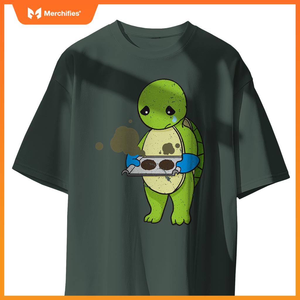 Baking Gone Wrong  Turtle Chef Culinary Baker Cook T-Shirt