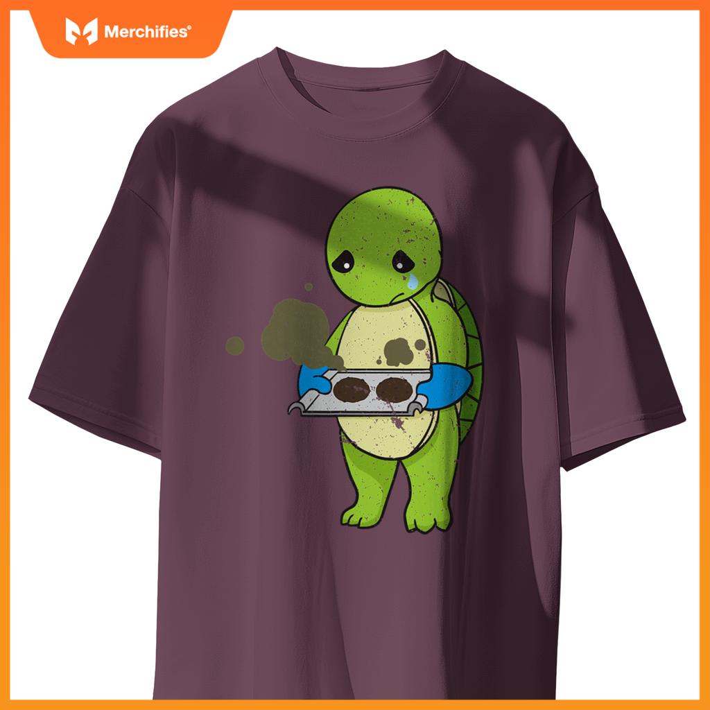 Baking Gone Wrong  Turtle Chef Culinary Baker Cook T-Shirt