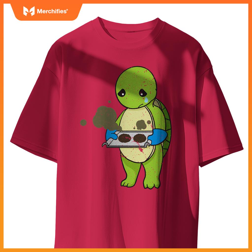Baking Gone Wrong  Turtle Chef Culinary Baker Cook T-Shirt