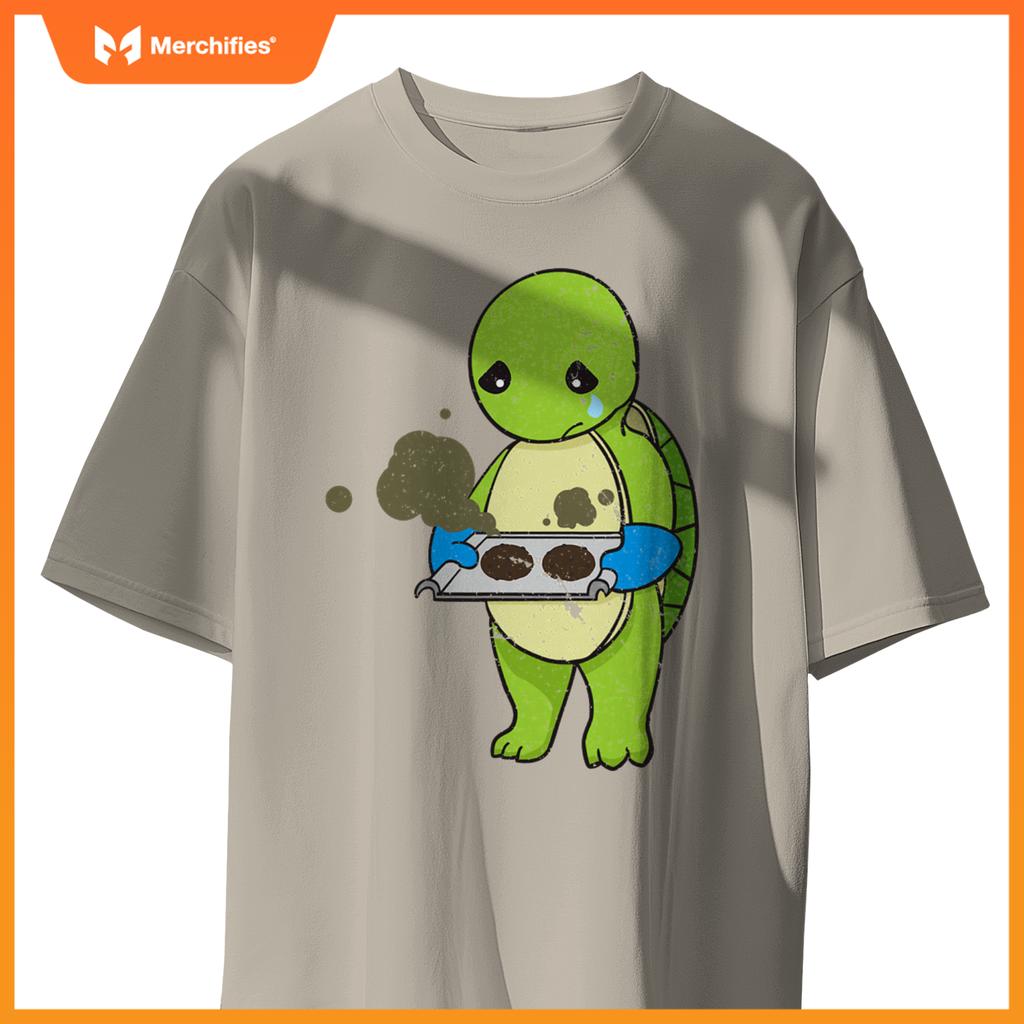 Baking Gone Wrong  Turtle Chef Culinary Baker Cook T-Shirt