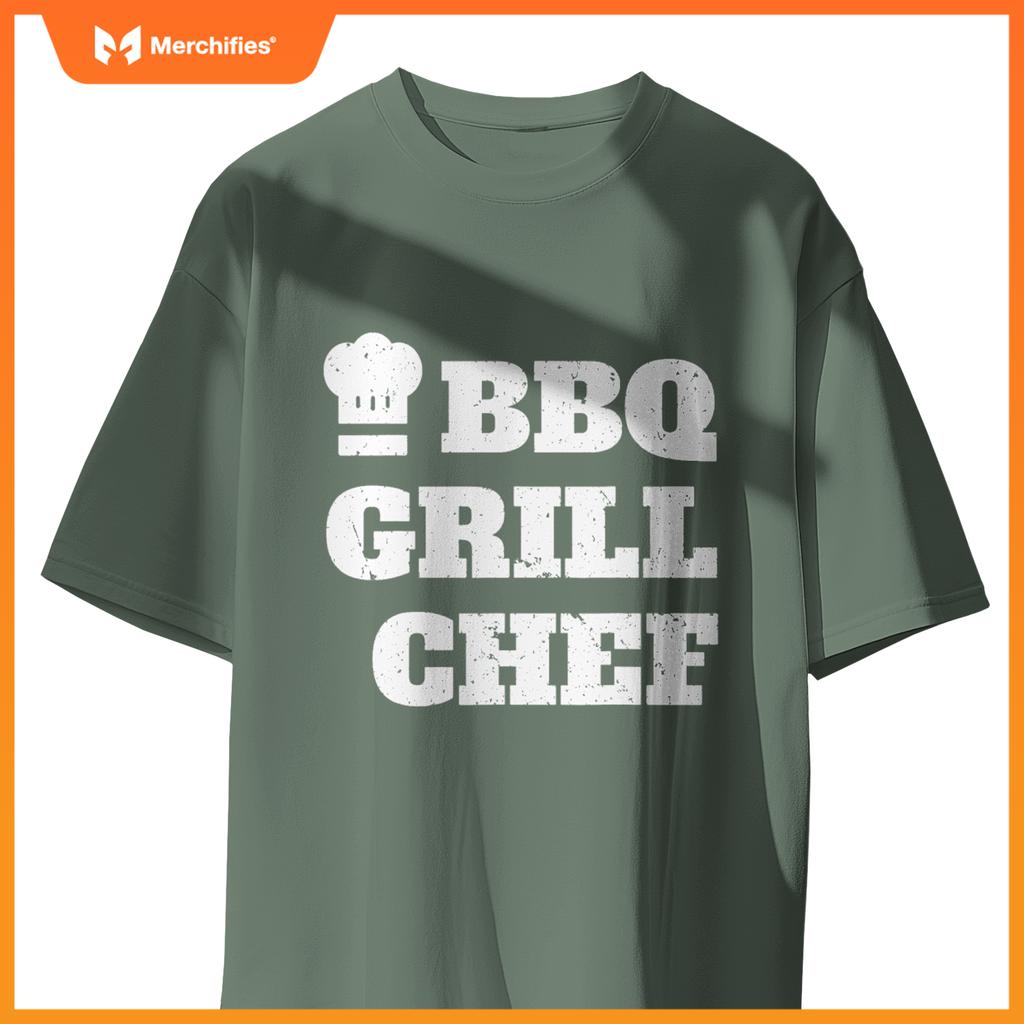 Bbq Grill Chef  Barbecue Cook Hat T-Shirt