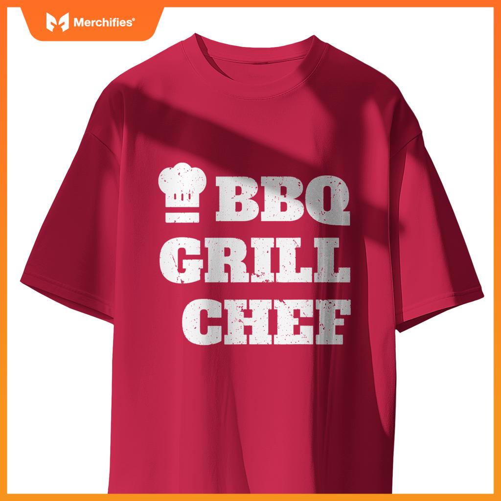 Bbq Grill Chef  Barbecue Cook Hat T-Shirt