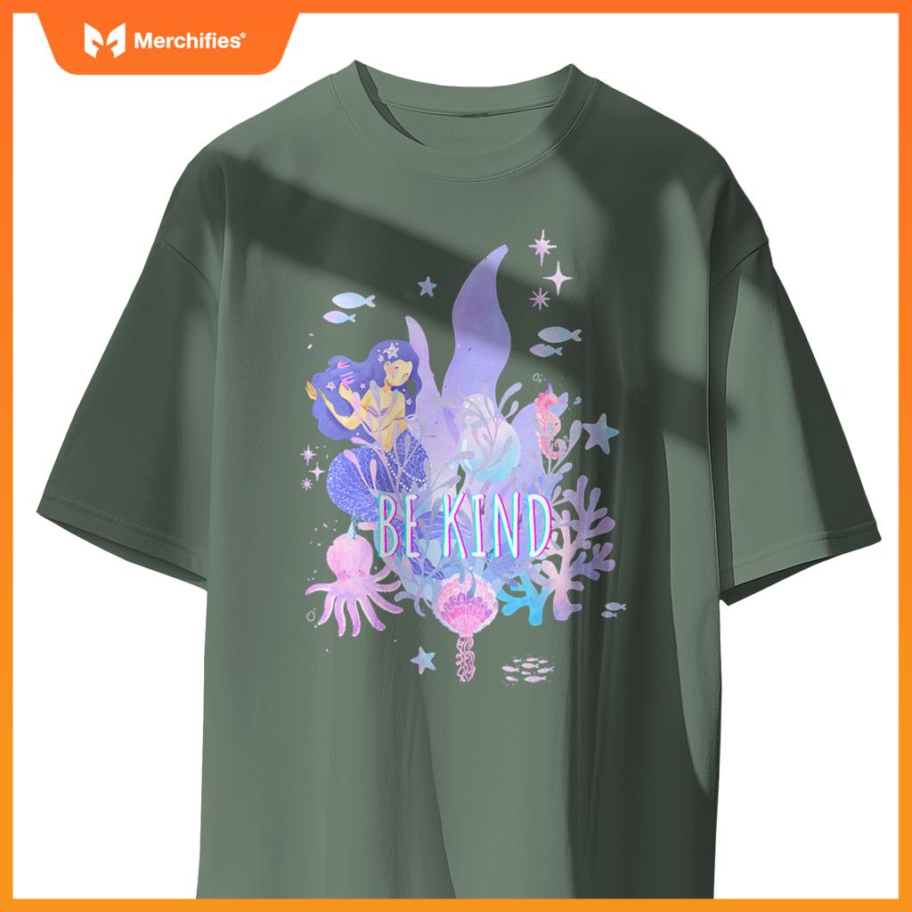 Be kind water color mermaid teacher teaching back to school