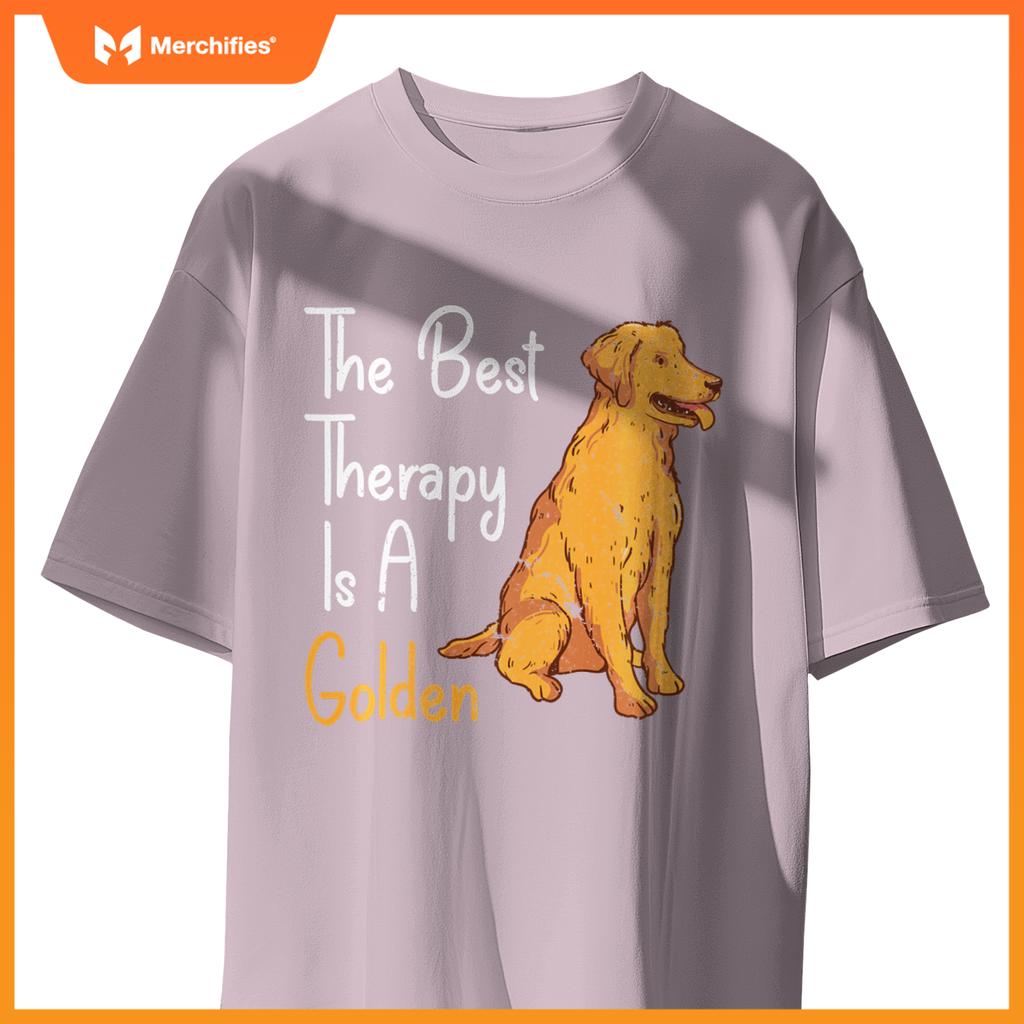 Best Rapy Is Golden Retriever Dog Sweat T-Shirt