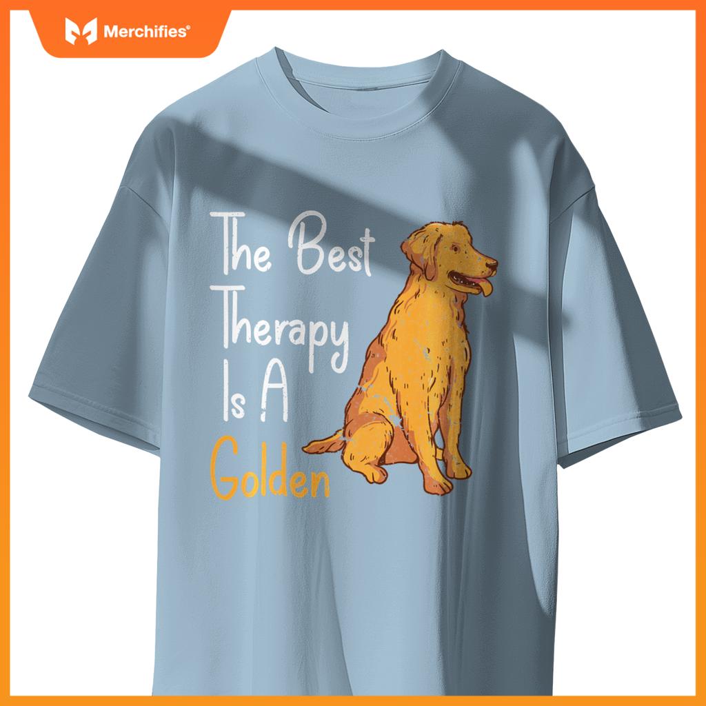 Best Rapy Is Golden Retriever Dog Sweat T-Shirt