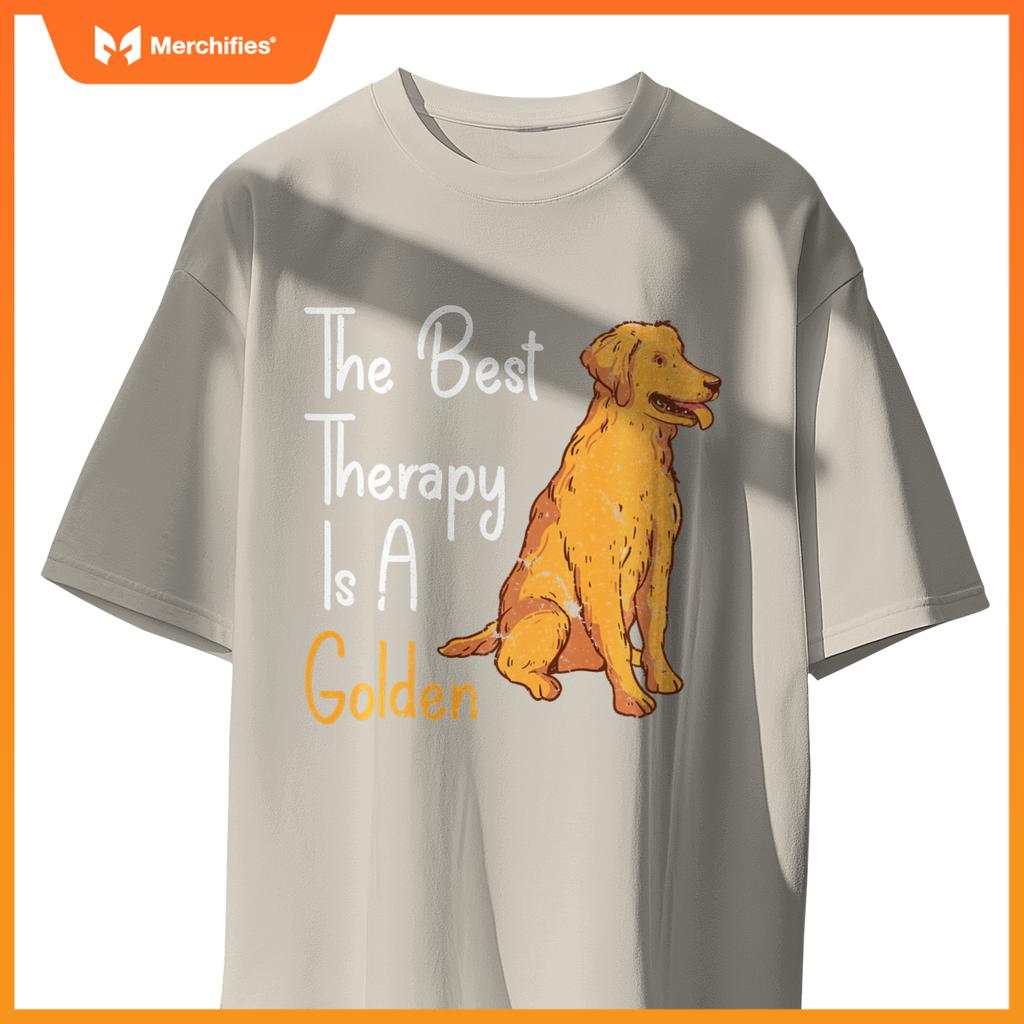 Best Rapy Is Golden Retriever Dog Sweat T-Shirt
